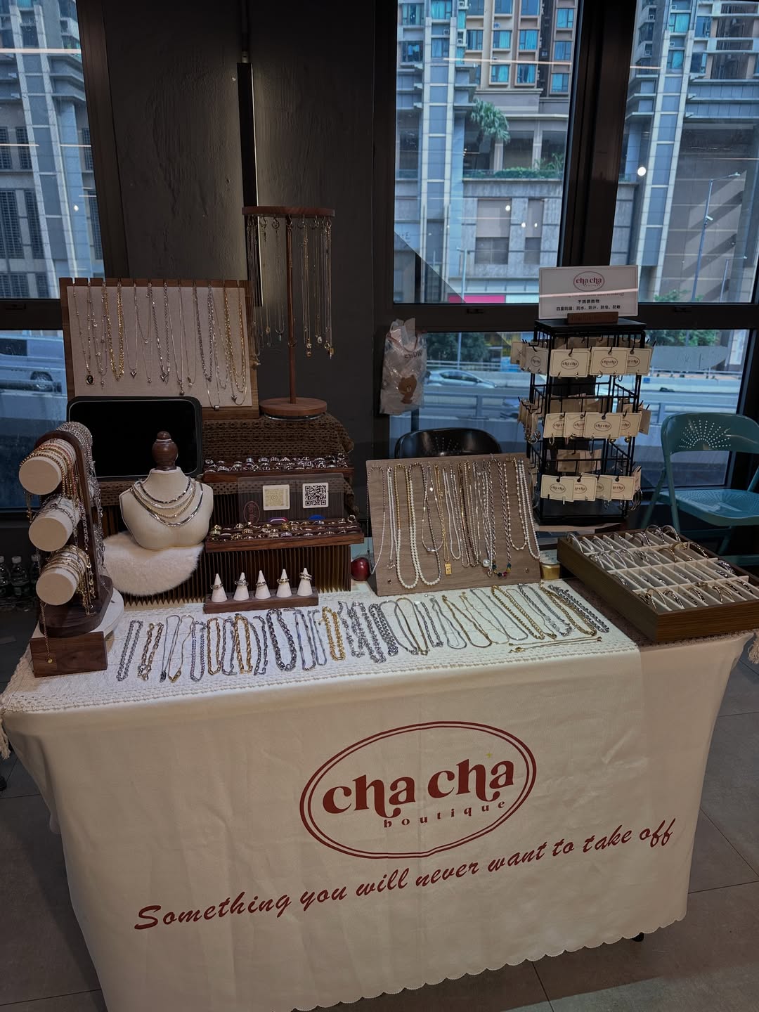 Cha Cha Boutique market display